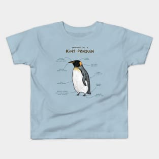 Anatomy of a King Penguin Kids T-Shirt